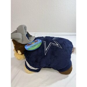 PILLOW PETS NFL FOOTBALL DALLAS COWBOYS FOLDING COWBOY PLUSH DOLL NWT